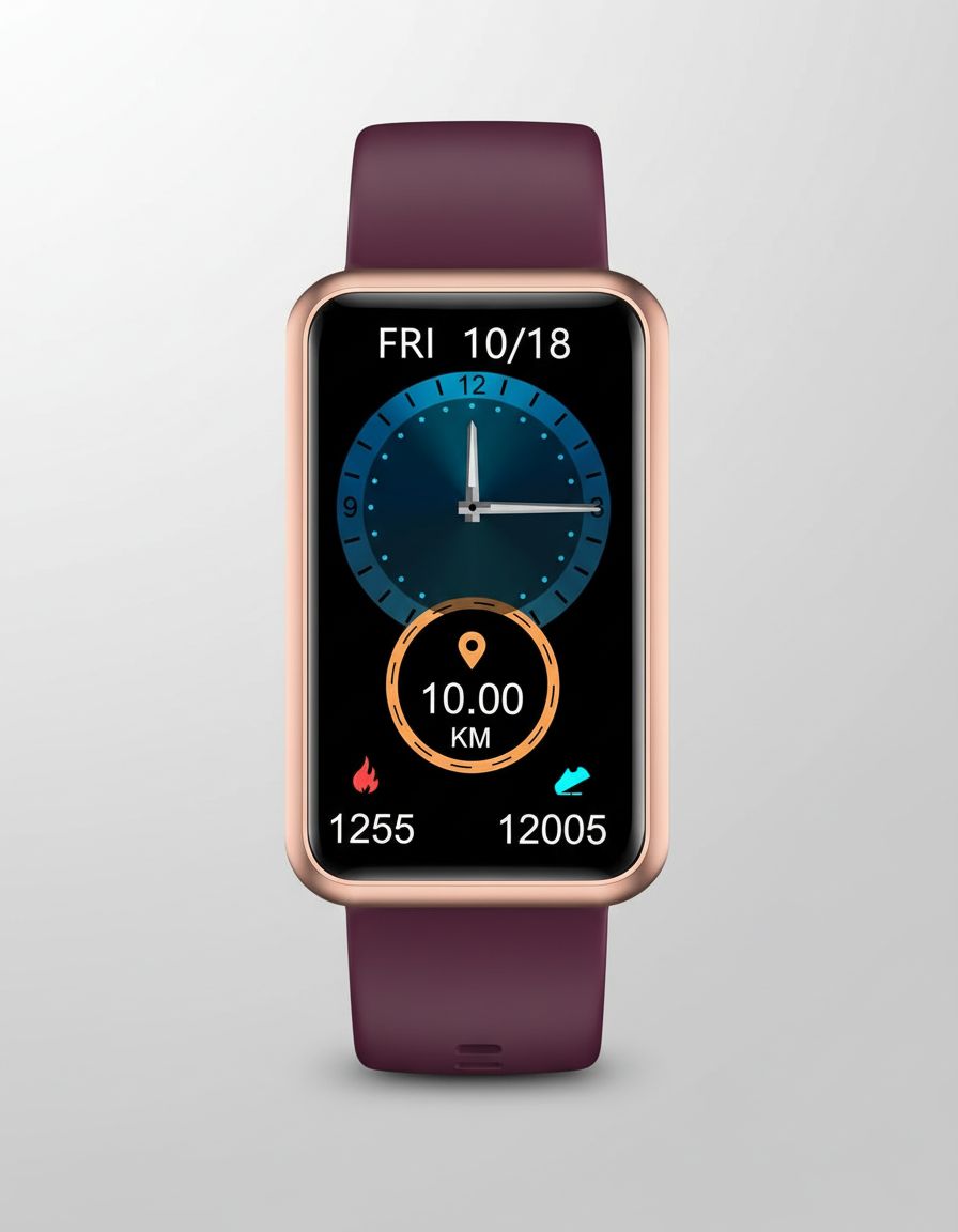 Tracker fitness autonome IP68 - Violet