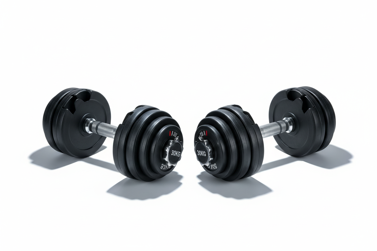 Haltères ajustables - Vue studio premium
