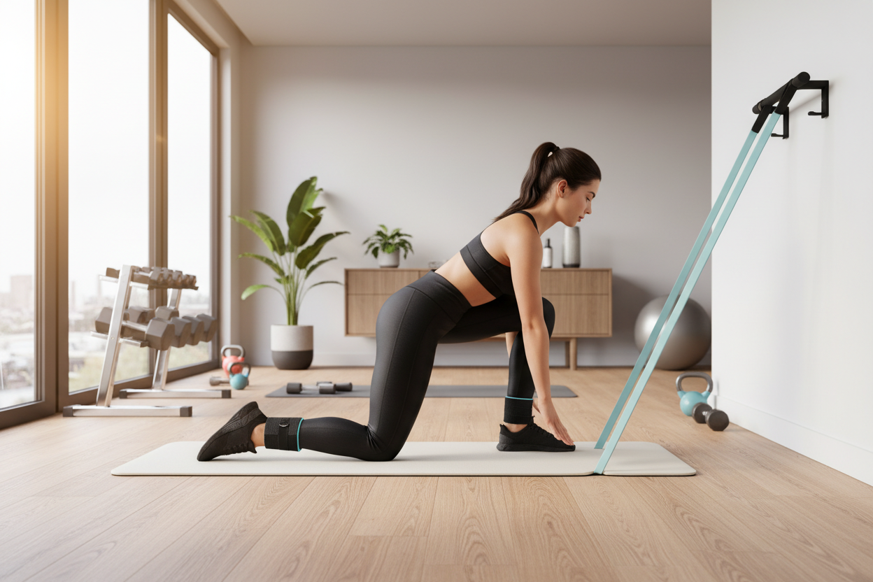 Bandes de résistance - Exercice jambes