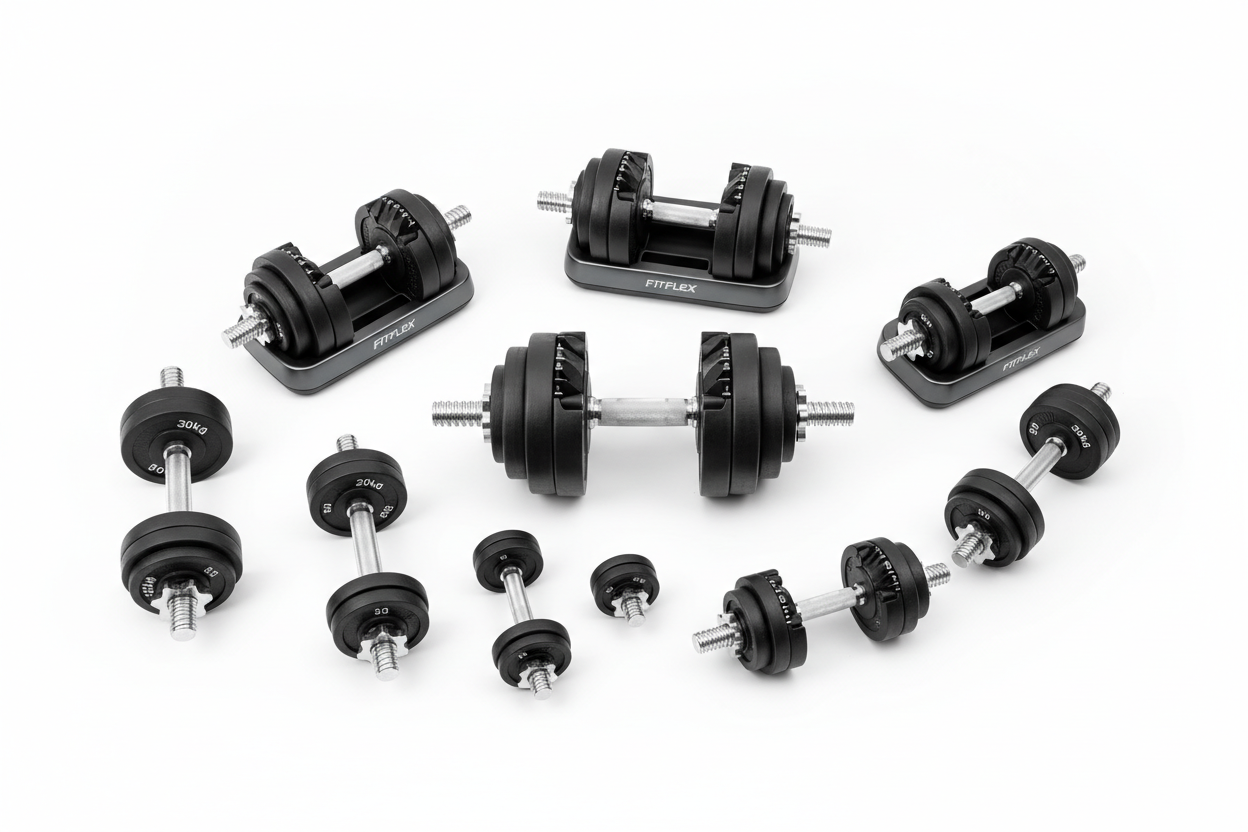 Haltères - Configurations multiples